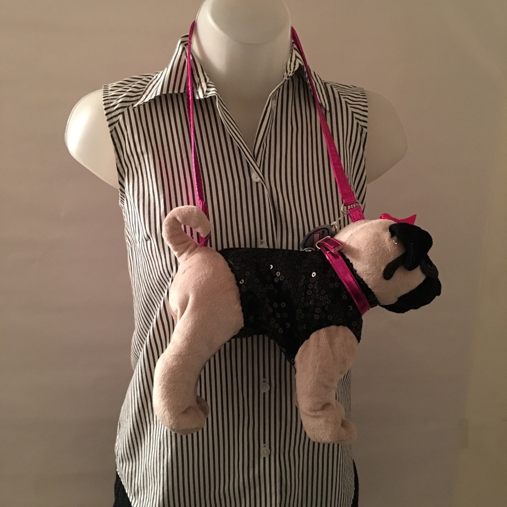 5/$15 Plush Bulldog Puppy Purse - Picture 3 of 8